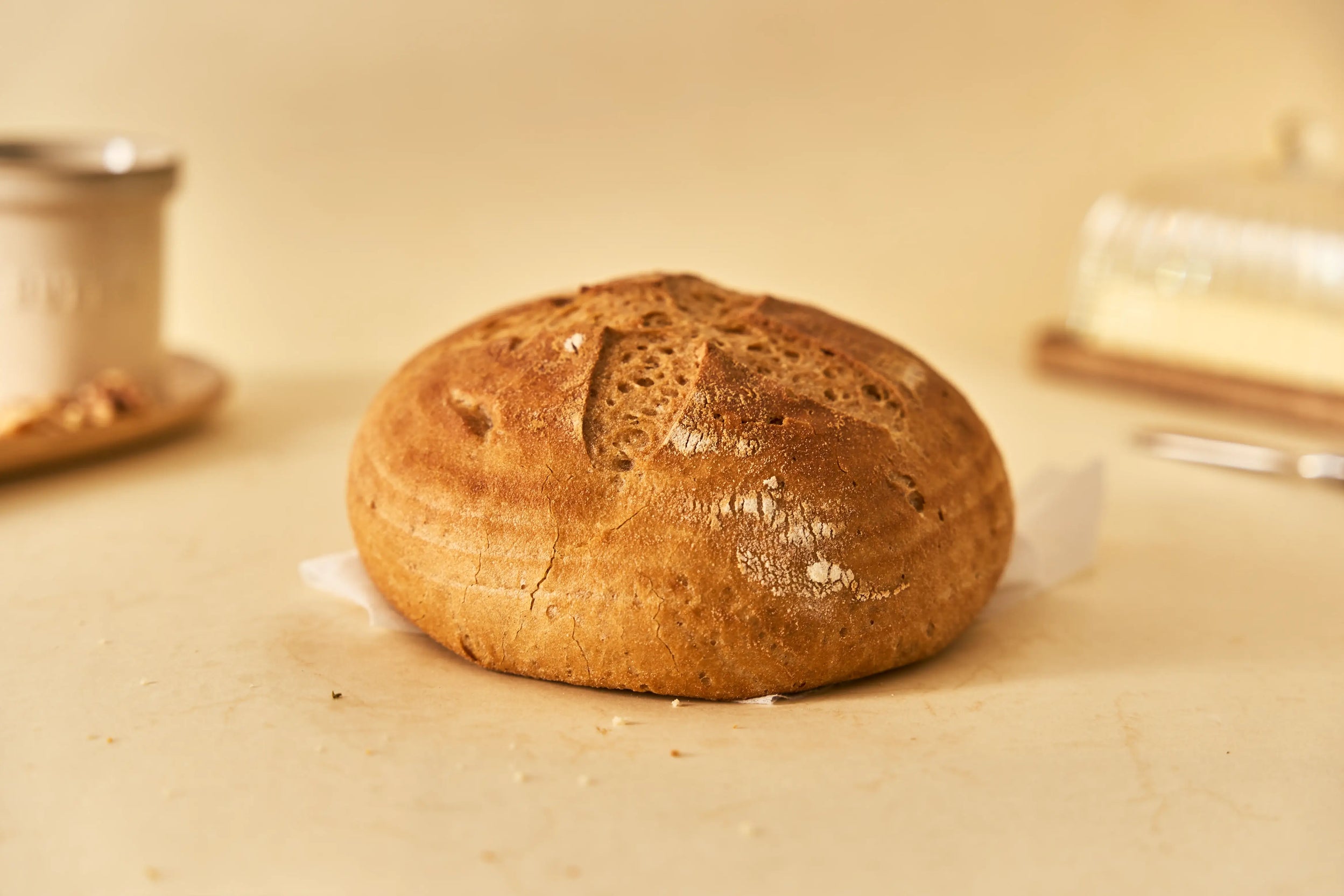 Pan de masa madre de kombucha Leon the Baker